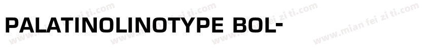 palatinolinotype bol字体转换